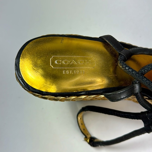 Coach Blanchard Strappy Wedges - Picture 7 of 9